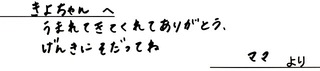 きよのすけくん