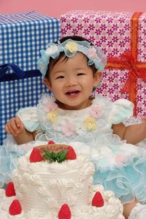 1才お誕生日 はづきちゃん①.JPG