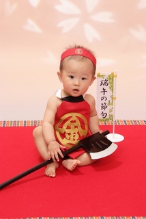 1才男の子　お誕生日２.JPG