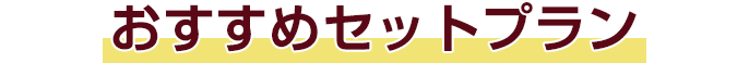 おススメセットプラン